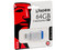 Unidad Flash USB 3.1 Kingston DataTraveler 50 con Elegante y Moderno Diseño de 64GB. Color Azul. Incluye Cordón Kingston para memoria USB.