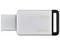 Unidad Flash USB 3.1 Kingston DataTraveler 50 con Elegante y Moderno Diseño de 128GB color Plata.
