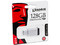 Unidad Flash USB 3.1 Kingston DataTraveler 50 con Elegante y Moderno Diseño de 128GB color Plata.