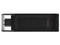 Unidad Flash USB USB-C Kingston DataTraveler 70 de 128GB. Color Negro.