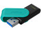 Memoria USB Kingston DataTraveler Exodia S, 128 GB, 3.2 Gen 1. Color Negro/Turquesa