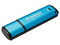 Unidad Flash USB-C Kingston Ironkey Vault Privacy 50C de 64GB, Encriptada, Color Azul.
