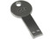 Unidad Flash USB 2.0 Lacie CooKey de 32 GB, resistente diseño metálico.