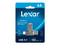 Unidad Flash USB 3.1 Lexar JumpDrive Dual Drive D400 de 64GB, USB-C y USB-A.