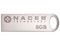 Unidad Flash USB 2.0 NACEB SNTU-008 de 8GB. Color Plata.
