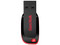 Unidad Flash USB 2.0 SANDISK Cruzer Blade Z50 de 16GB, USB-A, Color Negro/Rojo.