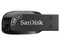 Unidad Flash USB 3.0 Sandisk Ultra Shift de 128 GB. Color Negro.