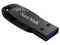 Unidad Flash USB 3.0 Sandisk Ultra Shift de 128 GB. Color Negro.