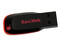 Unidad Flash USB 2.0 SanDisk Cruzer Blade de 4GB.