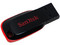 Unidad Flash USB 2.0 SanDisk Cruzer Blade de 8 GB.