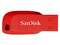 Unidad Flash USB 2.0 SanDisk Cruzer Blade de 32GB. Color Rojo.