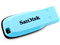 Unidad Flash USB 2.0 SanDisk Cruzer Blade de 4GB, Color Celeste