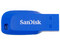 Unidad Flash USB 2.0 SanDisk Cruzer Blade de 16 GB. Color Azul.