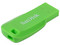Unidad Flash USB 2.0 SanDisk Cruzer Blade de 16 GB. Color verde.