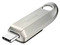 Unidad Flash USB Tipo C 3.2 SanDisk Ultra de 128GB. Color Plata.