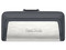 Unidad Flash Dual SanDisk Ultra de 128 GB, USB Tipo C y USB Tipo A