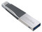 Unidad Flash SanDisk iXpand Mini de 32GB, USB 3.0/Lightning, compatible con iPhone y iPad.