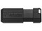 Unidad Flash USB 2.0 Verbatim PinStripe de 128GB. Color Negro.