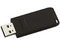 Unidad Flash USB 2.0 Verbatim Slider de 32GB. Color Negro.