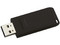 Unidad Flash USB 2.0 Verbatim Slider de 64GB. Color Negro.