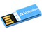 Unidad Flash USB 2.0 Verbatim Clip-it de 4 GB. Color Azul