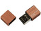 Unidad Flash USB 2.0 Verico Cube  de 16GB. Color Café