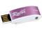 Unidad Flash USB 2.0 Verico Clip Rotor de 4GB. Color Morado