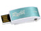 Unidad Flash USB 2.0 Verico Clip Rotor de 8GB. Color Celeste