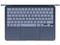 MacBook Neo (Color Índigo): 
Procesador Apple A18 Pro, 
Memoria RAM de 8GB, 
SSD de 512GB, 
Pantalla de 13