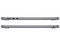 Apple MacBook Air 13:
Procesador Apple M2,
Memoria de 16GB DDR4,
SSD de 256GB,
Pantalla de 13.6