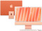 iMac (Color Naranja):
Procesador Apple M4,
Memoria de 32GB SSD de 1TB,
Pantalla de 24