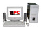 Computadora Alaska PC en Línea con Procesador AMD XP 2000+, 128Mb en RAM, D.D. 40GB, CD-ROM 52X, Monitor 15pds SVGA, Modem56k, Red 10/100, Video 3D, Bocinas, Teclado y Mouse.