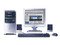Computadora HP Pavilion t720m,
Procesador Athlon XP Modelo 3000+,
Memoria de 256MB PC2700/333 DDR,
D.D. de 80 GB, CD-RW de (48X), DVD-Rom (16X),
Monitor de 17 Pulg, Red, Modem, Windows XP Home SP2