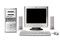 Computadora HP Pavilion a1100LA,
Procesador Intel Celeron D 335 2.8 GHz,
Memoria 256MB PC2700 DDR,
D.D. de 80 GB, CD-RW / DVD-ROM Combo,
Monitor de 17Pulg, Red, Módem, Windows XP Home SP2