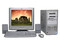 Computadora HP Pavilion a1300LA,
Procesador Intel Celeron D 346 (3.06 GHz),
Memoria 256MB PC2-4200 DDR 2,
D.D. de 80 GB, Unidad DVD±RW (16X),
Monitor de 17