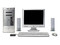 Computadora HP Pavilion w5020LA,
Procesador Intel Pentium 4 515J de 2,93 GHz,
Memoria de 256MB PC2700/333Mhz DDR,
D.D. de 120 GB, Unidad CD-RW / DVD-ROM,
Monitor de 15