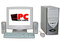 Computadora PC en Línea Pentium IV Prescott,
Procesador Pentium 4 Prescott a 2.8Ghz,
512Mb en RAM, D.D. 80GB, CD-RW 52x32x52x,
Monitor 17pds SVGA, Modem56k, Red 10/100,
Video 3D, Bocinas, Teclado y Mouse.