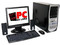 Computadora PC en Línea Pentium IV LCD Color Negra,
Procesador Intel Pentium IV a 3.06Ghz,
256Mb en RAM, D.D. 120GB, Quemador de DVDs,
Monitor LCD 17pds, Modem56k, Red 10/100,
Video 3D, Bocinas, Teclado y Mouse.