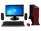 Computadora PC en Línea Slim 7 Roja,
Procesador AMD Sempron 140 a 2.7GHz,
Memoria de 2GB PC2-5300 DDR2,
D.D. de 500GB, Multi DVD±R/RW,
Monitor LCD AOC de 15.6