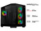 PC Gamer Powebit Omega Pro: 
CPU AMD Ryzen 7 5700 (hasta 4.6 GHz),
Memoria de 32GB DDR4,
SSD de 512GB,
Video AMD Radeon RX 7600,
Wi-Fi, Bluetooth,
Fuente de Poder de 750W GOLD,
S.O. Windows 11 Home (Versión de Prueba),
Incluye 4 Ventiladores ARGB.