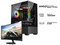PC Gamer Powerbit Nebula Station: 
CPU AMD Ryzen 7 5700G (hasta 4.6 GHz), 
Memoria de 16GB DDR4, 
M.2 de 512GB,
Video Radeon Graphics,
S.O. Windows 11 Home (Versión de Prueba),
3 Ventiladores RGB,
Fuente de poder 500W.
Incluye Monitor Curvo de 27