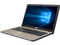 Laptop ASUS VivoBook X540YA:
Procesador AMD E1 7010 (1.5 GHz),
Memoria de 2GB DDR3L,
Disco Duro de 500GB,
Pantalla de 15.6
