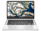 Laptop HP Chromebook 14a-na0031wm:
Procesador Intel Pentium Silver N5000 (hasta  2.7 GHz),
Memoria de 4GB LPDDR4,
eMMC de 64GB,
Video UHD Graphics 605,
S.O. Chrome OS