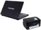 Laptop Toshiba Satellite C605-SP4163M:
Procesador Intel Pentium T4500 (2.3 GHz),
Memoria de 2GB DDR3, D.D. de 500GB,
Pantalla LED de 14