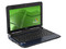 Netbook Acer Aspire One:
Procesador Intel Atom N270 (1.60 GHz),
Memoria de 1GB DDR II,  Almacenamiento Interno 160GB,
Pantalla de 10.1