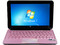 Netbook HP Mini 210-1129LA,
Procesador Intel Atom N455 (1.66 GHz),
Memoria 1GB DDR3, Pantalla LED 10.1”,
Disco Duro de 250GB, Red 802.11b/g/n,
Windows 7. Color Rosa