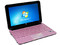 Netbook HP Mini 210-1129LA,
Procesador Intel Atom N455 (1.66 GHz),
Memoria 1GB DDR3, Pantalla LED 10.1”,
Disco Duro de 250GB, Red 802.11b/g/n,
Windows 7. Color Rosa