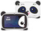 Tablet GHIA Panda 7: 
Procesador Quad-Core (hatsa 1.5 GHz), 
Memoria RAM de 2GB, Almacenamiento de 32GB, 
Pantalla LED Multi-Touch de 7