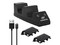 Cargador Dual Xbox IMMORTAL IMGXBC3, 5VCC y 2A, Color Negro.