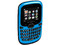 Celular Alcatel OT-255A, Tipo barra delgado con teclado QWERTY, Radio FM. Color azul. Región 4